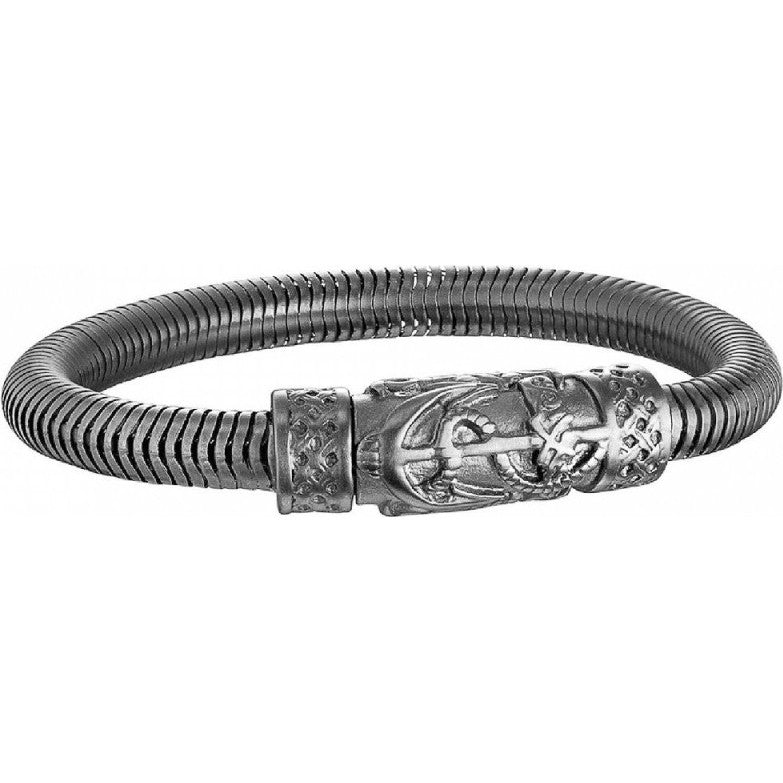 Police Harbor S14AJP02B Herrenarmband Edelstahl Gunmetal 19 cm