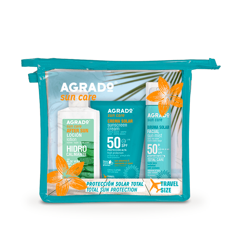 AGRADO AGRADO Neceser Solar Travel Kit Kosmetik-Set Reise-Kit Solar