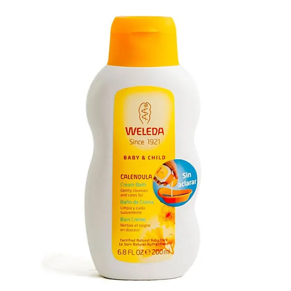 WELEDA WELEDA Calendula Cremebad 200 ml sanft pflegendes Badeöl mit Calendula