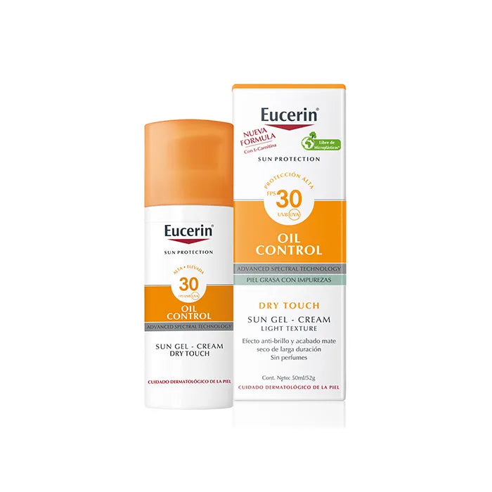 EUCERIN EUCERIN Sun Gel Creme Oil Control SPF 30 50 ml Sonnenschutz Gesicht Sonnenpflege