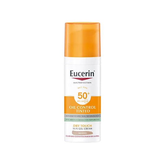 EUCERIN Eucerin Gel Cream Oil Control Medium SPF 50+ 50 ml Gesichtspflege mit Farbe Creme
