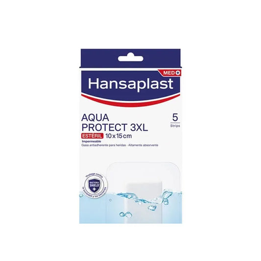 HANSAPLAST Aqua Protect 3XL Wundpflaster 10 x 15 cm 3 Stück Kosmetik