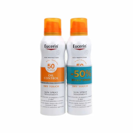 EUCERIN Oil Control Dry Touch Spf50 2X200 ml Kosmetik