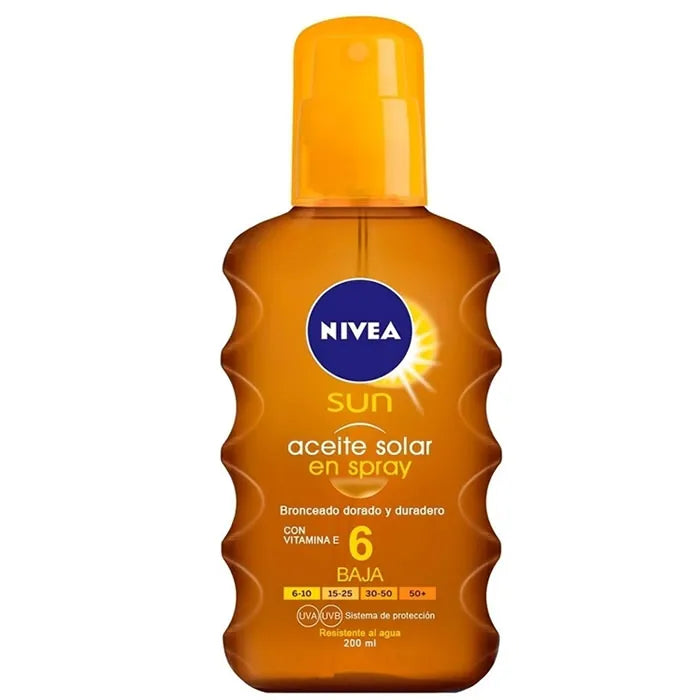 NIVEA NIVEA Sun Oil Spray Sonnenschutz SPF 6 200 ml Sonnenpflege