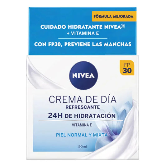 NIVEA Cuidado De Día Hidratante Spf30 Piel Normal Y Mixta 50 ml Kosmetik