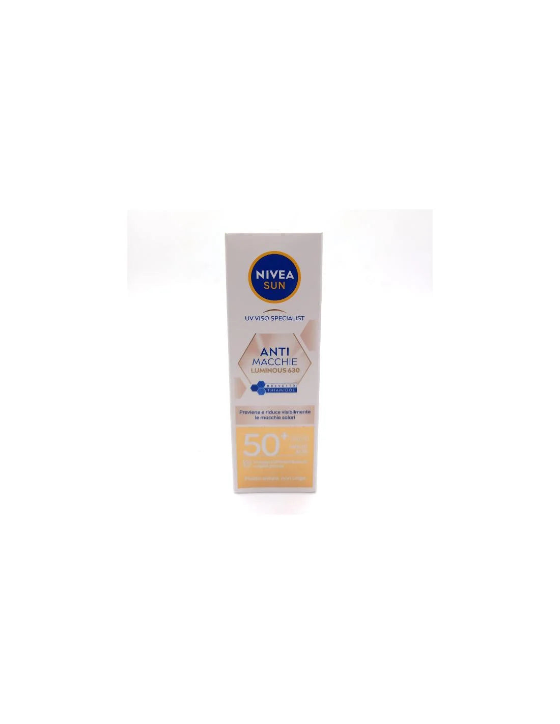 NIVEA Sun Facial UV Fluido Antimanchas Luminous SPF 50 40 ml Sonnenschutz Gesicht Sonnenpflege