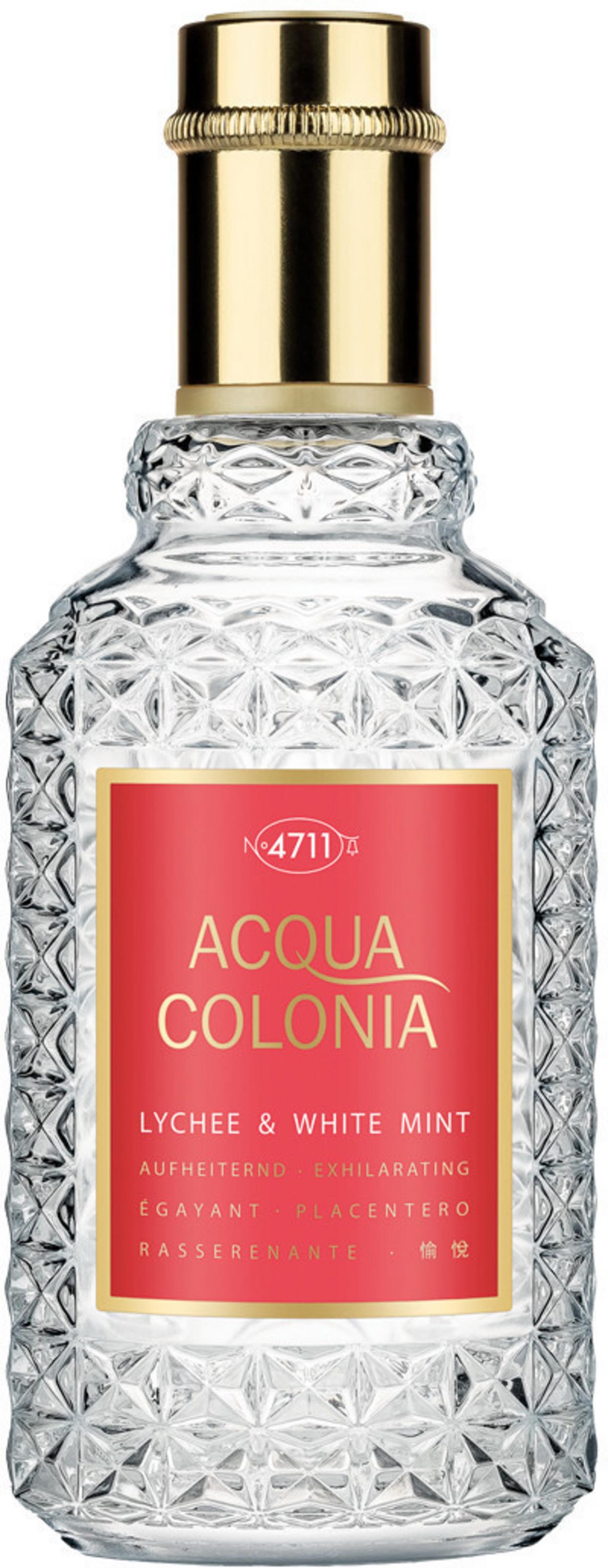 4711 4711, Acqua Colonia Lychee & White Mint, Eau de Cologne, Unisex, 50 ml Regular