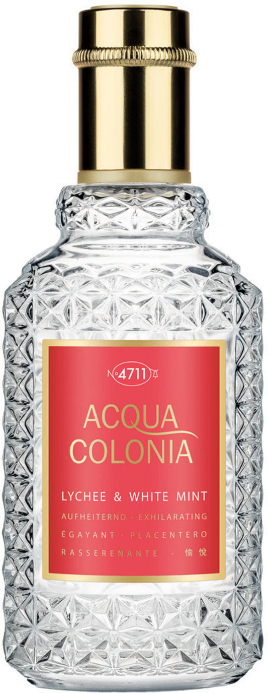 4711 4711, Acqua Colonia Lychee & White Mint, Eau de Cologne, Unisex, 50 ml Regular