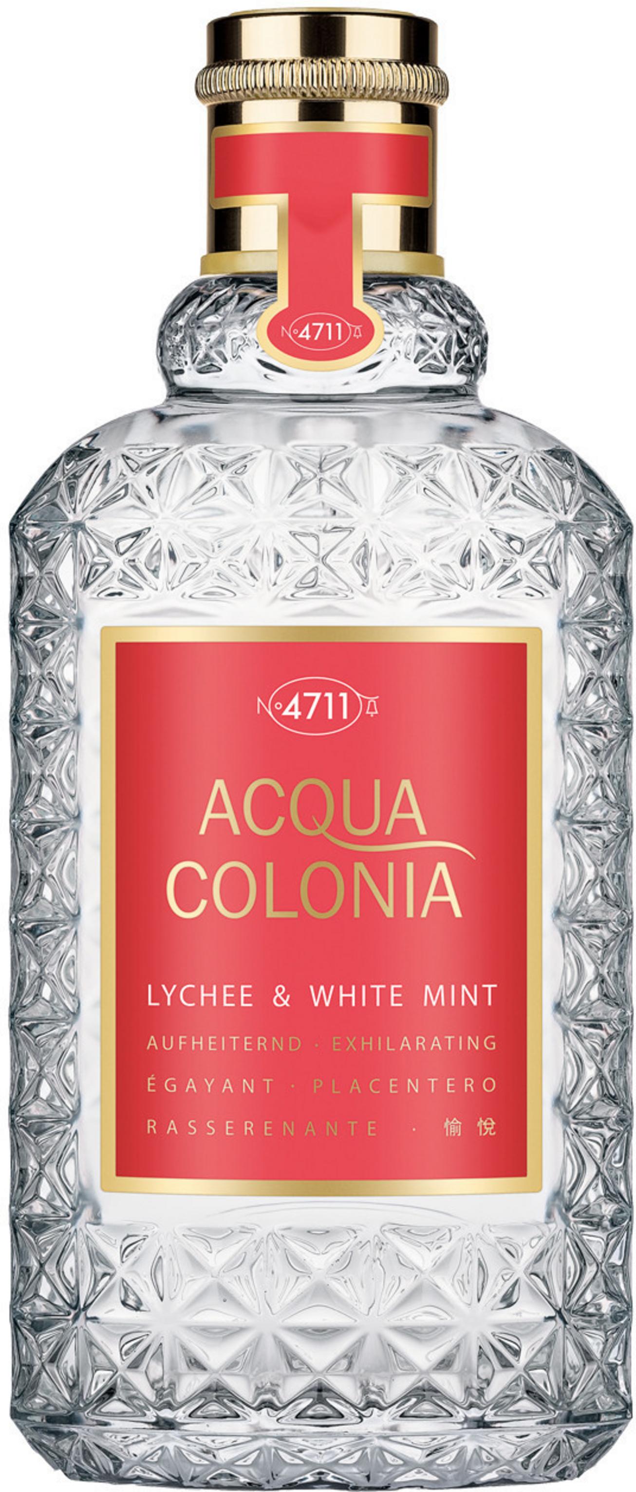 4711 4711, Acqua Colonia Lychee & White Mint, Eau de Cologne, Unisex, 170 ml Regular