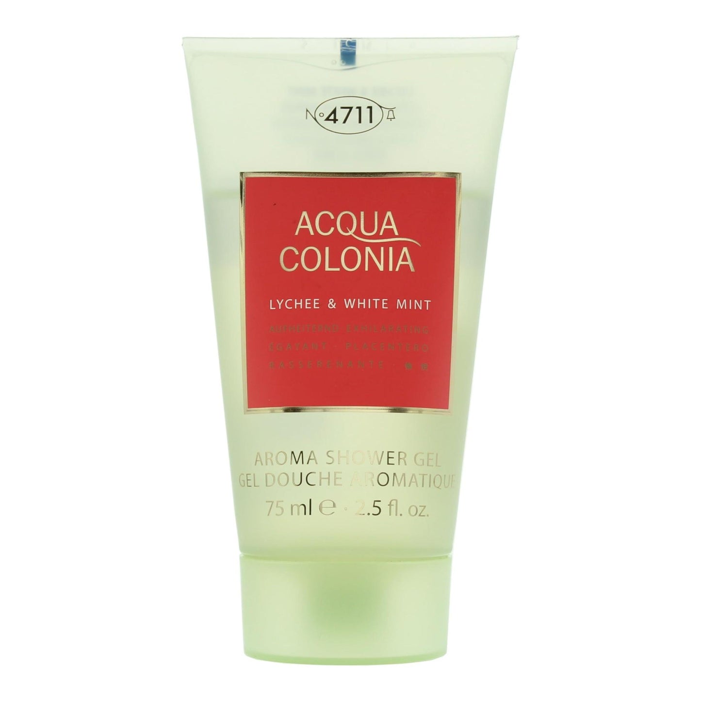 4711 4711, Acqua Colonia, Litschi und weiße Minze, Feuchtigkeitsspendend, Duschgel, Körper, Alle Hauttypen, 75 ml Regular