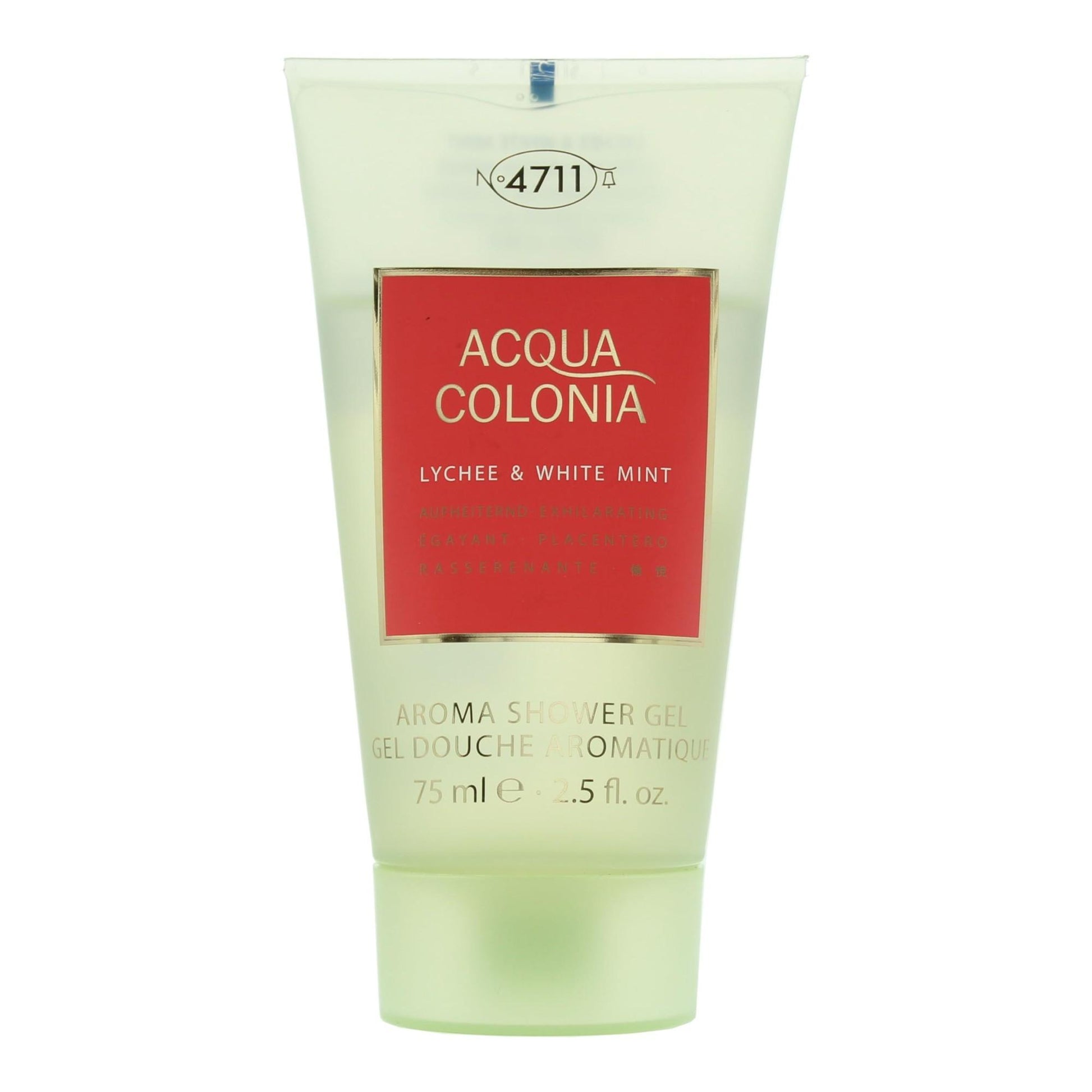 4711 4711, Acqua Colonia, Litschi und weiße Minze, Feuchtigkeitsspendend, Duschgel, Körper, Alle Hauttypen, 75 ml Regular