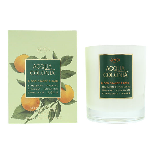 4711 4711, Acqua Colonia, Blutorange und Basilikum, Duftkerze, 180 g Regular