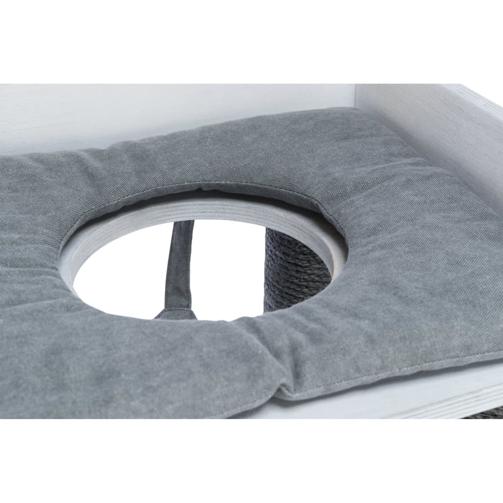 Trixie Kratzbaum Mit Regalfunktion 72X38X110 Cm Grau