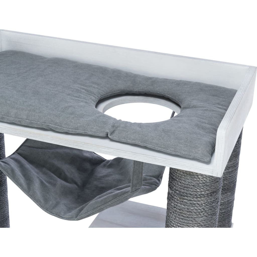 Trixie Kratzbaum Mit Regalfunktion 72X38X110 Cm Grau