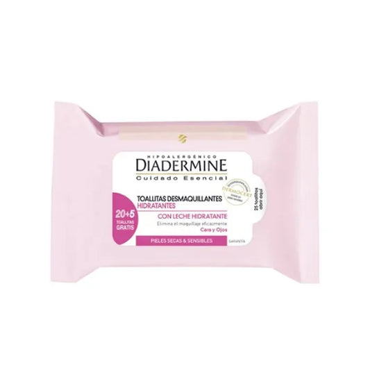 DIADERMINE DIADERMINE Moisturizing Make-up Entferner Tücher 25 Stück Gesichtscreme