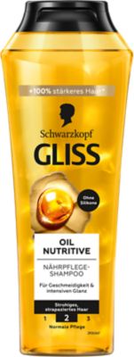 SCHWARZKOPF Gliss Oil Nutritive Shampoo 400 ml Kosmetik