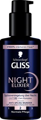 SCHWARZKOPF Gliss Night Elixir Serum Puntas Abiertas 100 ml Haarpflege Kosmetik