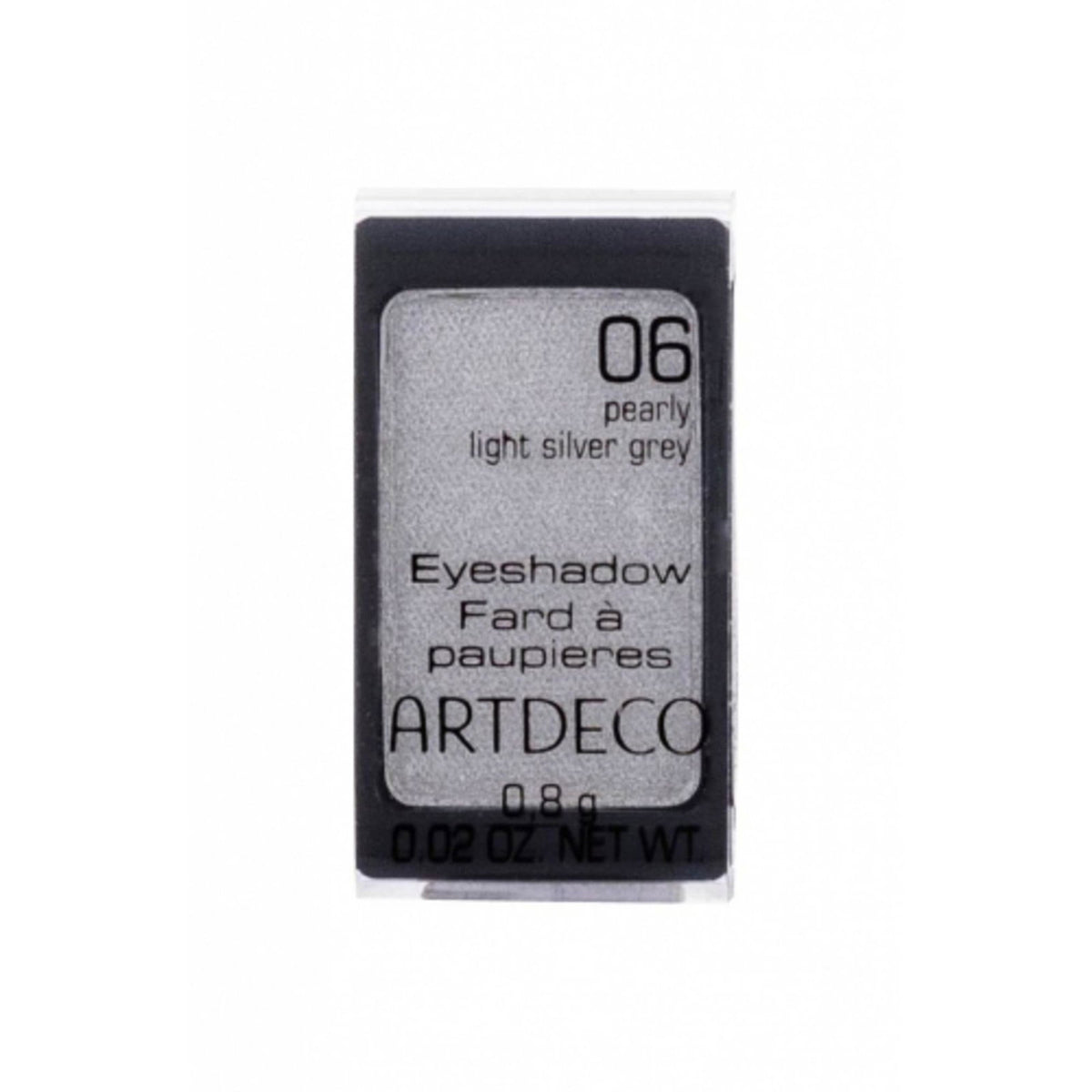 ArtDeco Lidschattenpuder ArtDeco, ArtDeco, Eyeshadow Powder, 06, Pearly Light Silver Grey, 1 Shade, Refill, 0.8 g Regular
