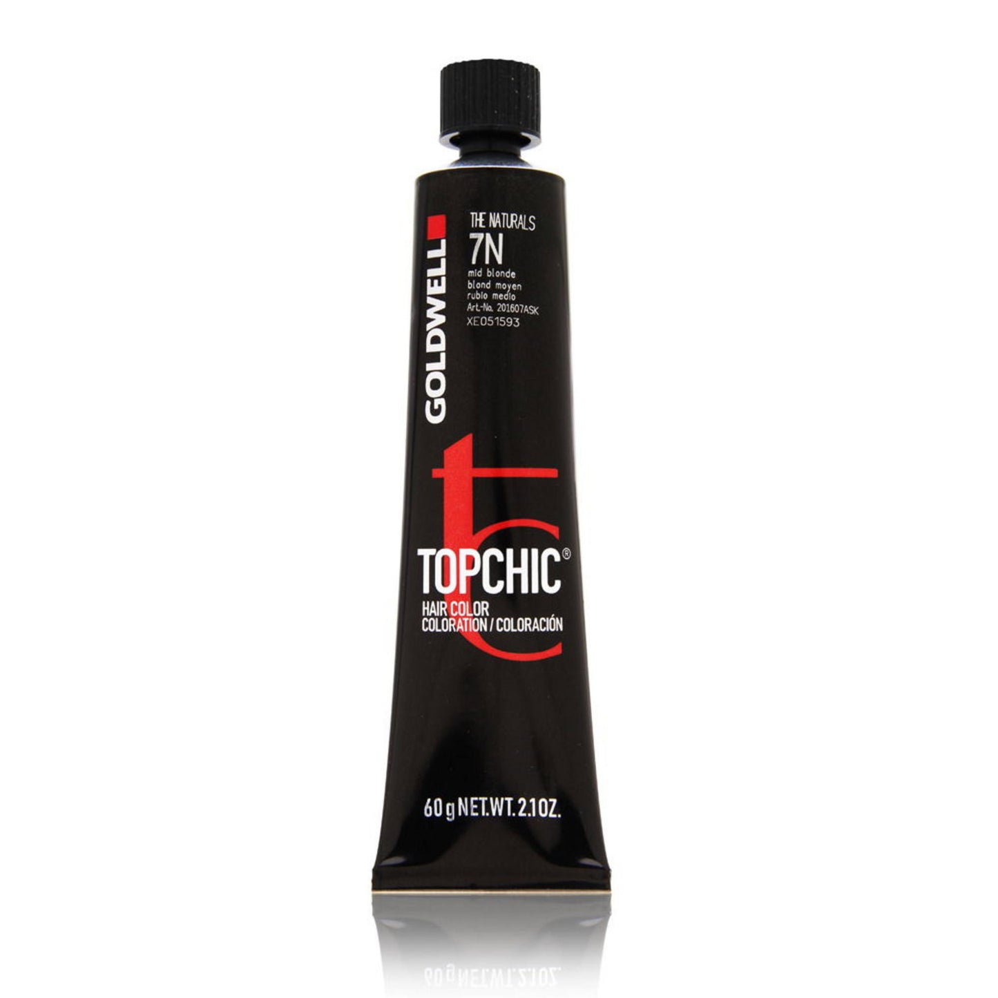 Goldwell Goldwell, TopChic, Permanente Haarfarbe, 7N Medium Blonde, 60 ml Regular