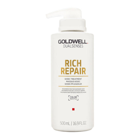 Goldwell Goldwell, Dualsenses Rich Repair, Haarbehandlungs-Crememaske, 60 Sec Treatment, 500 ml Regular