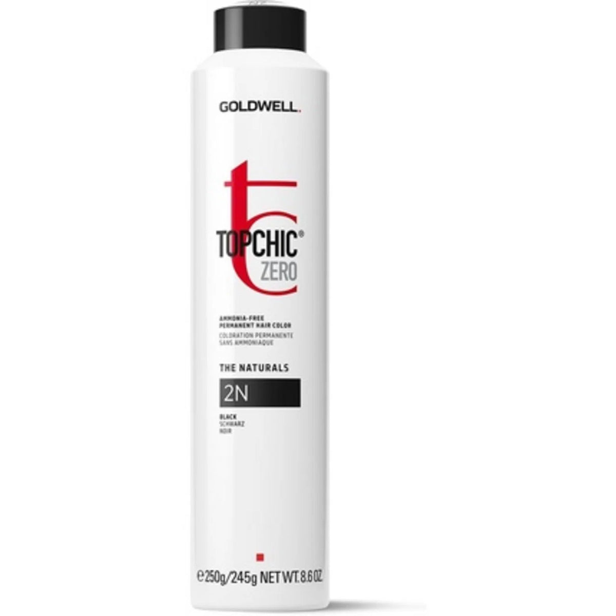 Goldwell TopChic Zero Permanent Hair Dye 2N Black 250 ml