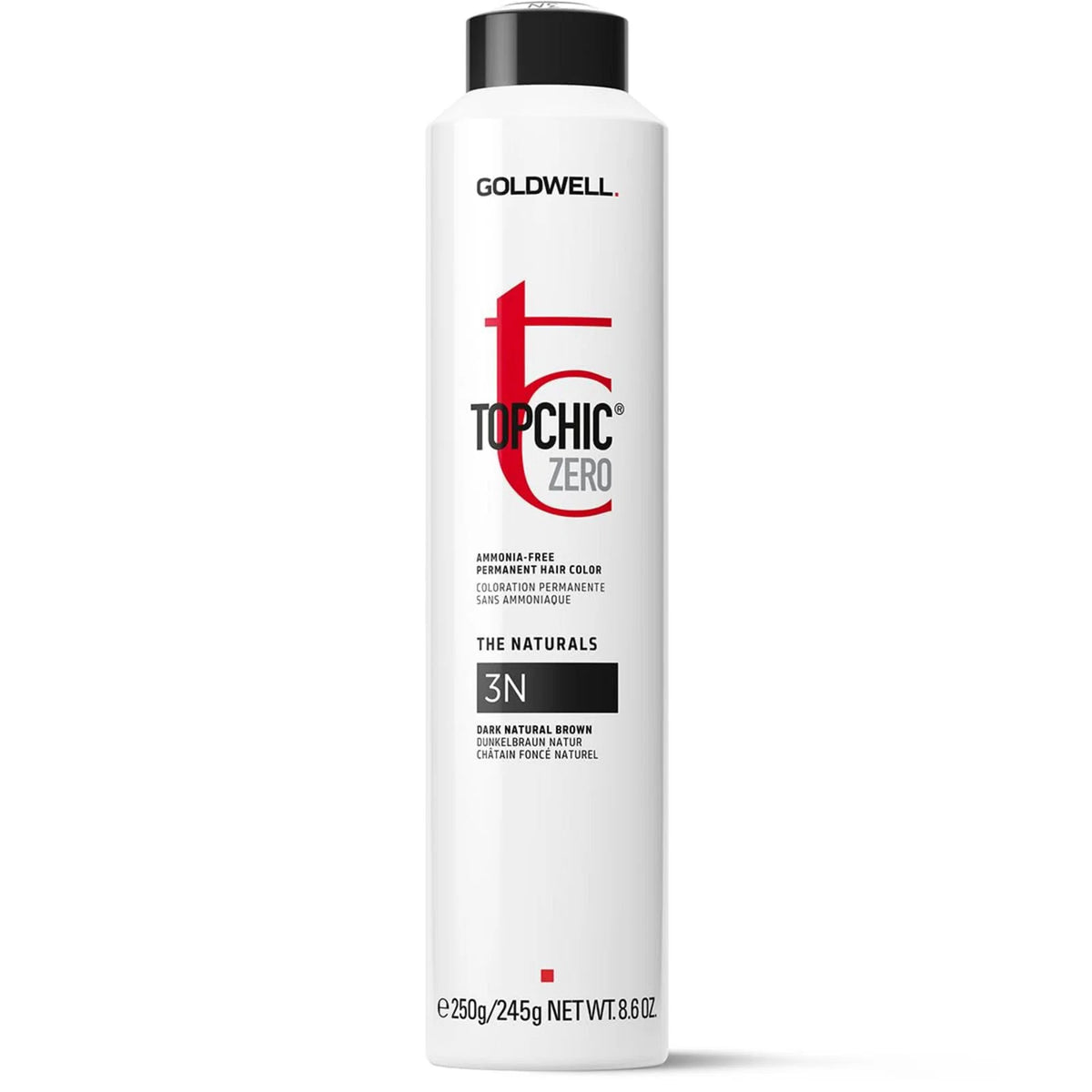 Goldwell TopChic Zero Permanent Hair Dye 3N Dark Natural Brown 250 ml