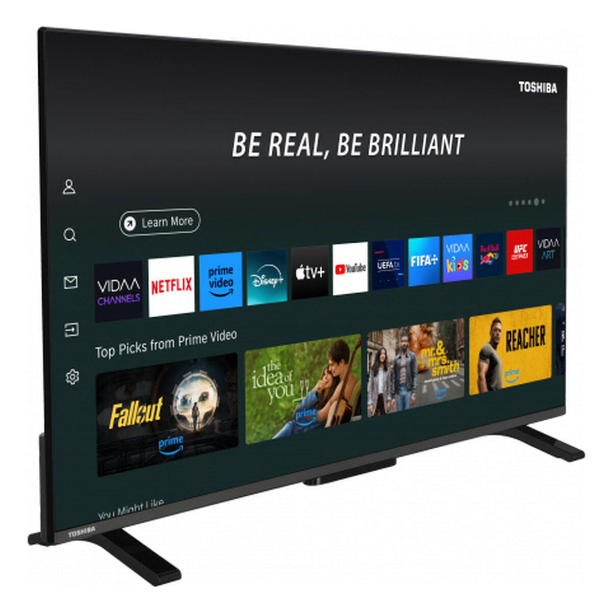 Toshiba Smart Tv Toshiba 40Qv2F63Dg Full Hd 40&quot; Led Hdr Hdr10+ D-Led Hdr10 Dvb-T2 400 Hz Pqi Qled