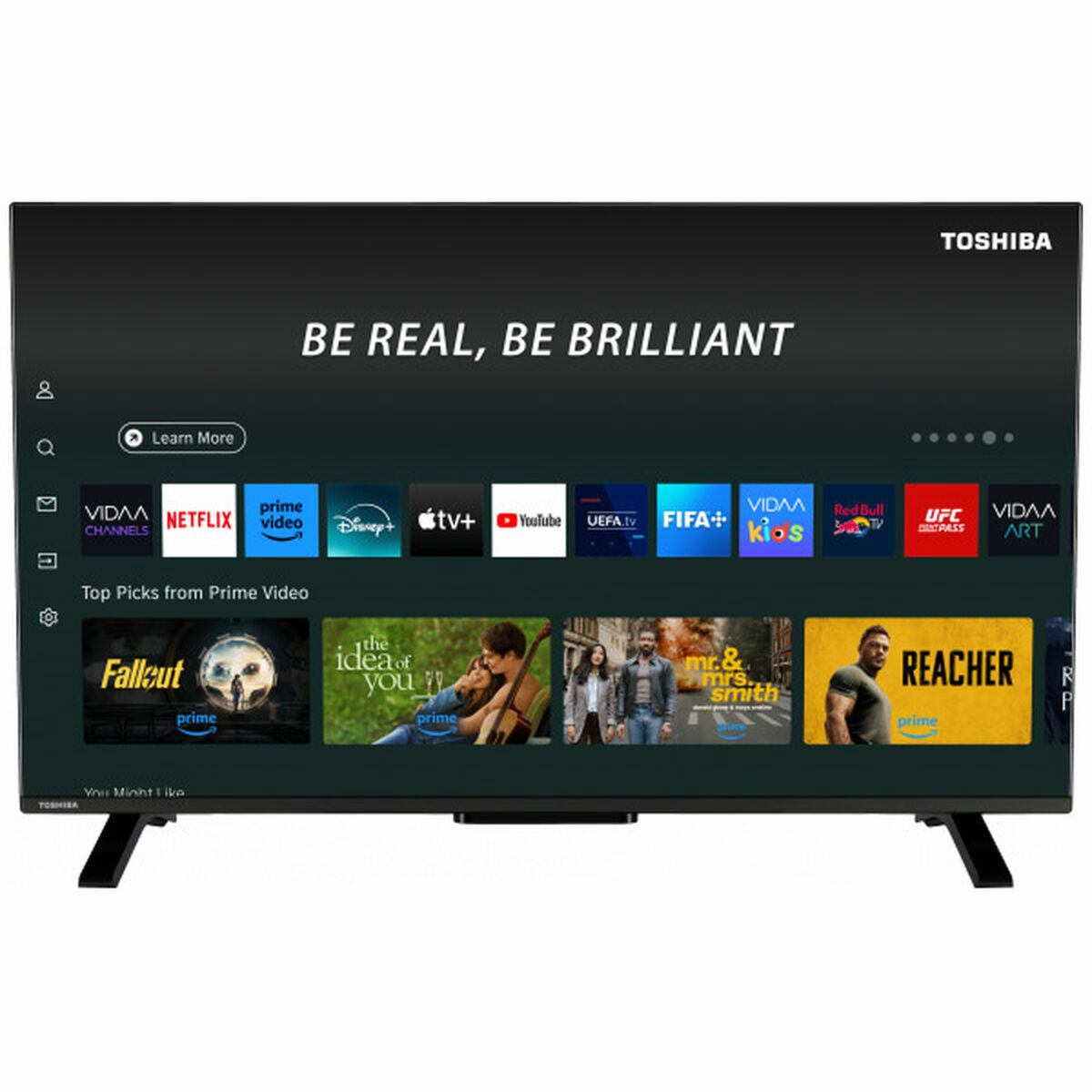 Toshiba Smart Tv Toshiba 40Qv2F63Dg Full Hd 40&quot; Led Hdr Hdr10+ D-Led Hdr10 Dvb-T2 400 Hz Pqi Qled