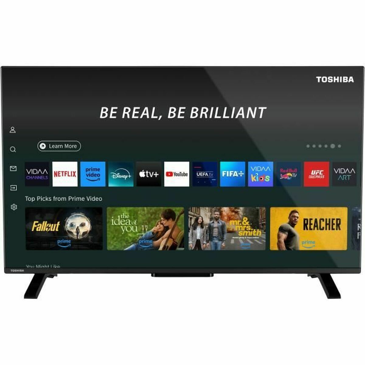 Toshiba Smart Tv Toshiba 40Qv2F63Dg Full Hd 40&quot; Led Hdr Hdr10+ D-Led Hdr10 Dvb-T2 400 Hz Pqi Qled