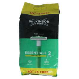 WILKINSON WILKINSON Essentials 2 Sensitive Einwegrasierer 15 Stück Kosmetik
