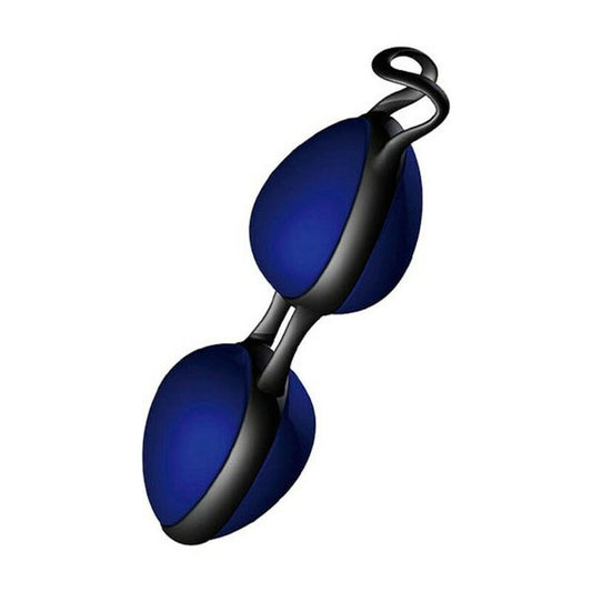 Ergonomische Orgasmusbälle in Dunkelblau und Schwarz