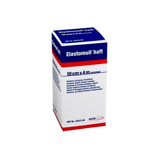 BSN MEDICAL BSN MEDICAL Elastomull Haftbandage 4 m x 10 cm elastische Fixierbinde Kosmetik
