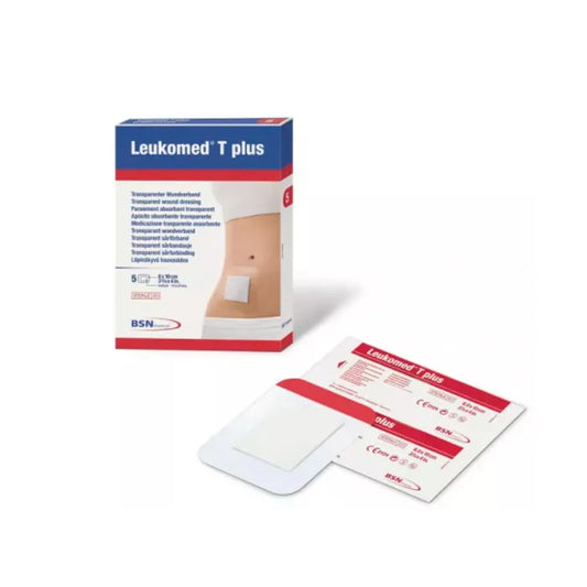 BSN MEDICAL Leukomed T Plus Medic Wundverband 10 x 25 cm 5 Stück Kosmetik