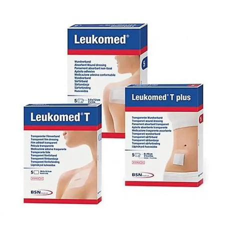 BSN MEDICAL Leukomed T Plus Transparenter Wundverband 10 x 20 cm 5 Stück Kosmetik
