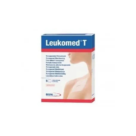 BSN MEDICAL Leukomed T Transparenter Wundverband 10 x 12,5 cm 5 Stück Kosmetik