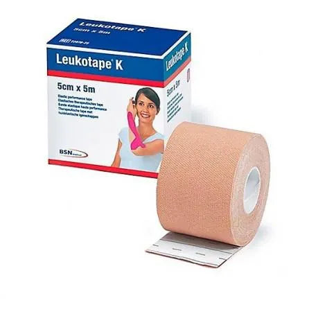 BSN MEDICAL Leukotape K Beige Elastisches Pflaster 5 cm x 5 m Kosmetik