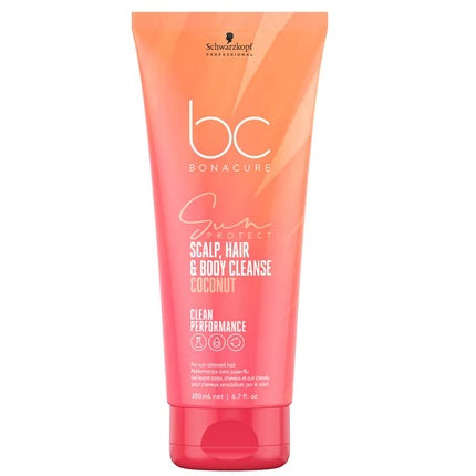 Schwarzkopf Bc Sun Protect Champú 3 En 1 200ml