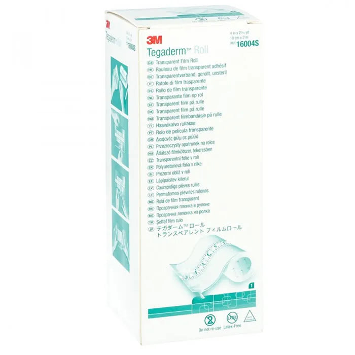 TEGADERM TEGADERM Roll 10 cm x 2 m transparentes Pflasterverbandmaterial Kosmetik