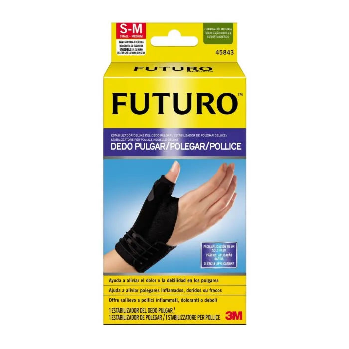 3M 3M Futuro Daumen-Finger-Stabilisator für linke oder rechte Hand Größe L-XL grob Kosmetik