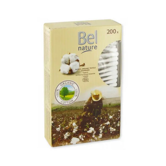 BEL BEL Wattepads Cotton Buds 200 Stück Baumwollstäbchen Kosmetik Zubehör