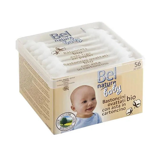 BEL BEL Safety Cotton Buds 56 Stück Wattestäbchen für kosmetische Anwendungen Kosmetik