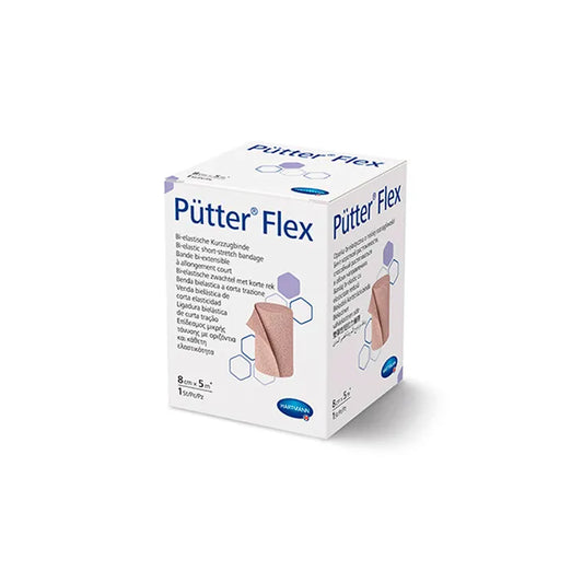 HARTMANN Pütter Flex elastische Fixierbinde 8 cm x 5 m 1 Stück Kosmetik