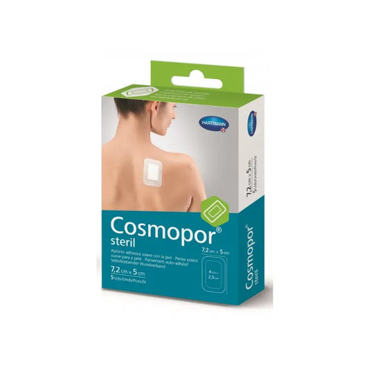 Hartmann Cosmopor Steril 7.2X5Cm 5 Einheiten