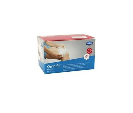 HARTMANN Omnifix elastisches Fixierpflaster 5 m x 10 cm mit C-Schere Kosmetik