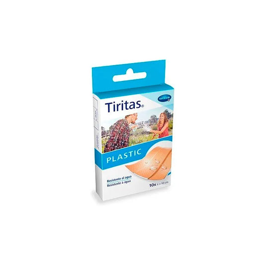 HARTMANN Kunststoffpflaster 6 x 10 cm 10 Stück Pflasterverband wasserabweisend Kosmetik