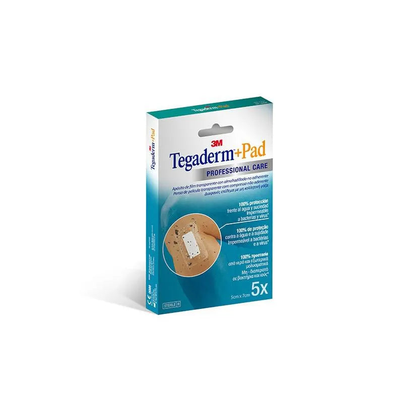 TEGADERM TEGADERM Pad 5 x 7 cm 5 Stück Wundauflagen Kosmetik