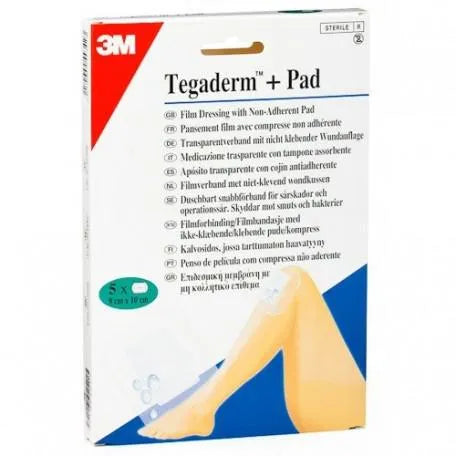TEGADERM TEGADERM Pad Apósitos 9 x 10 cm 5 Stück 3M Wundauflagen Kosmetik