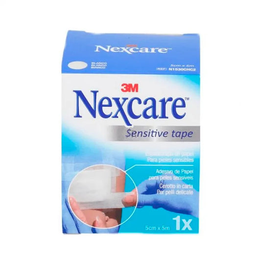 3M Nexcare Weißes Papierklebeband 5 cm x 5 cm Kosmetikpflaster