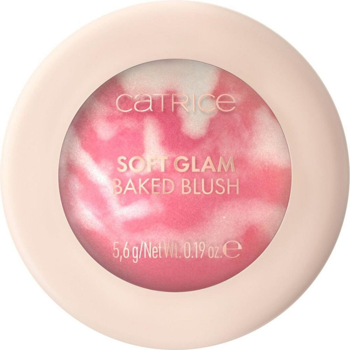 Catrice Rouge-Highlighter Kompakt Catrice, Soft Glam Baked Blush, Glow & Illuminating, Blush Highlighter Compact, 050, Cheek 