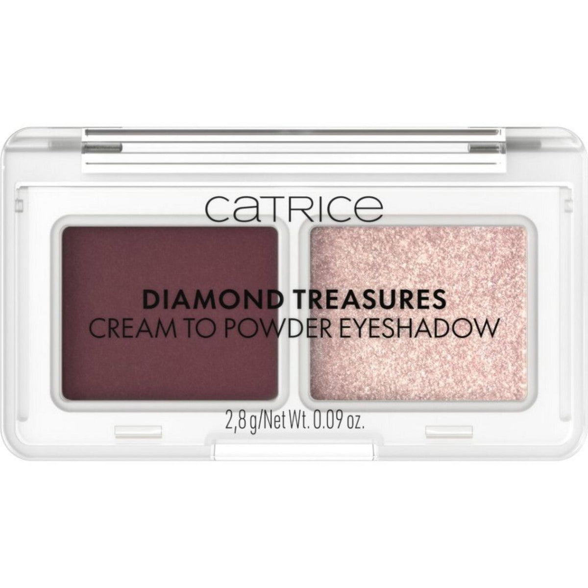 Catrice Lidschattenpalette Catrice, Diamond Treasures, Eyeshadow Palette, 060, Burgundy Glitz, 2 Shades, 2.8 g Regular